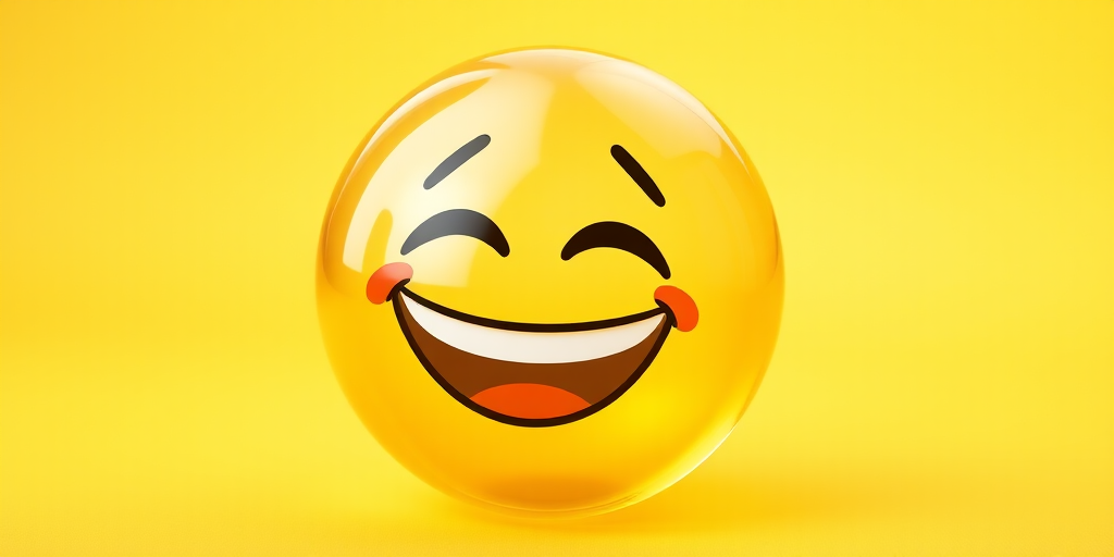 transparent laughing emoji