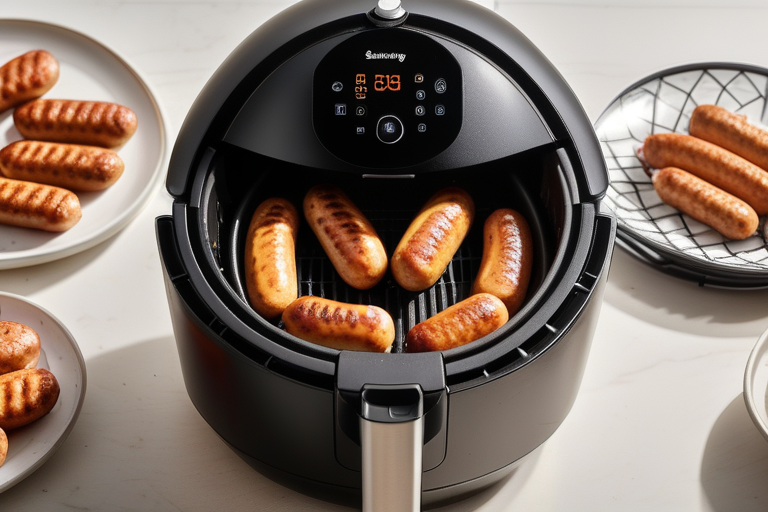 how long to cook chicken sausage in air fryer