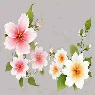 flower background transparent