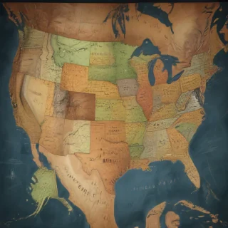 united states of america map