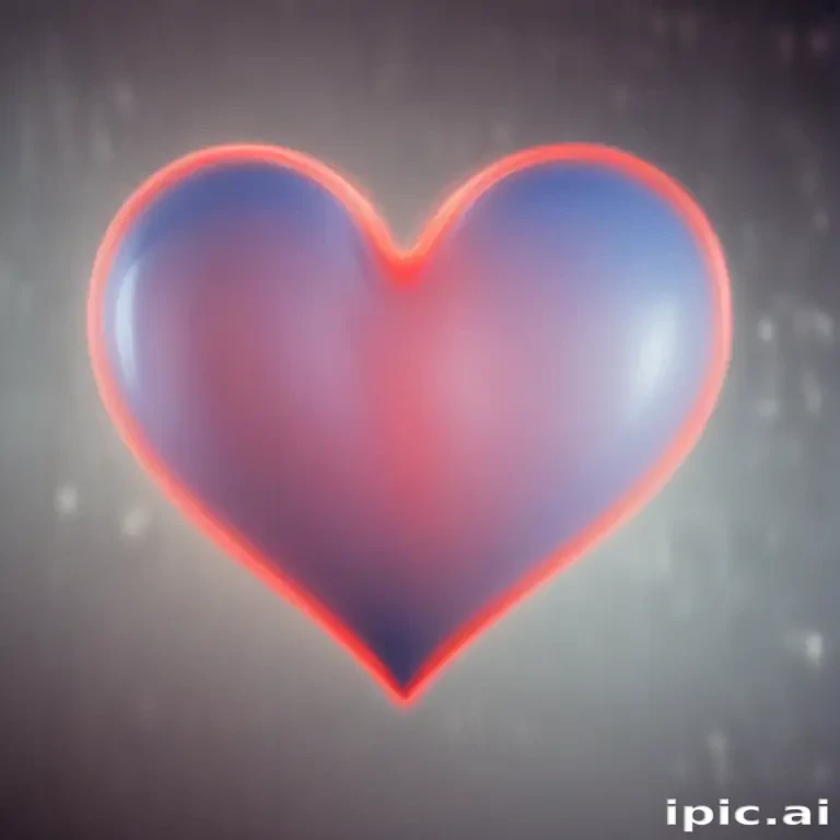 blurred heart