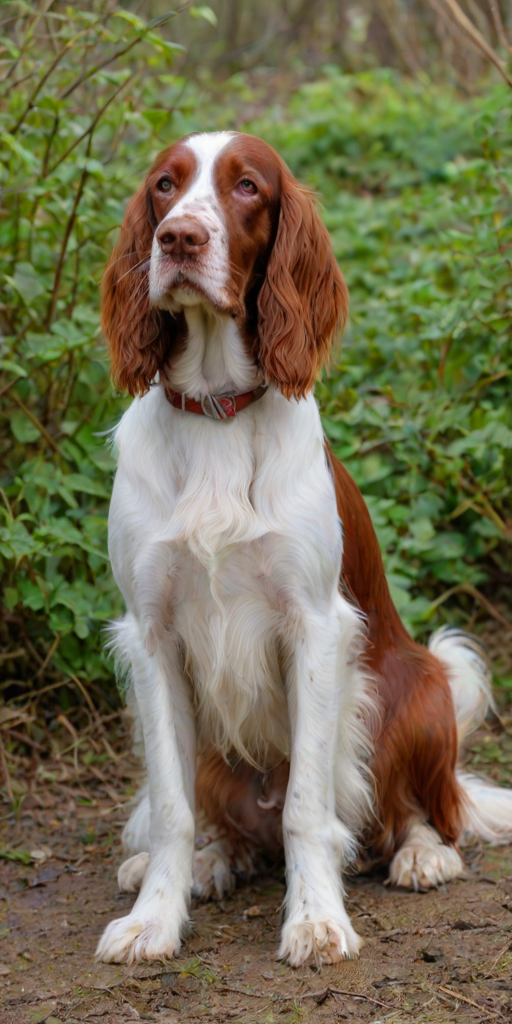 irish red and white setter