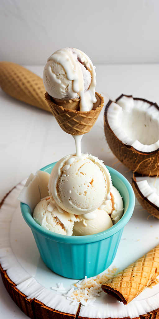 proof coconut rum ice cream