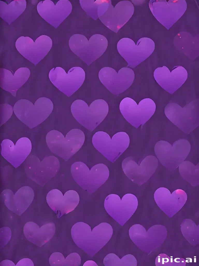 purple hearts wallpaper