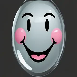 transparent happy face