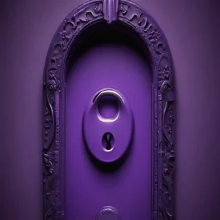 purple lock screen