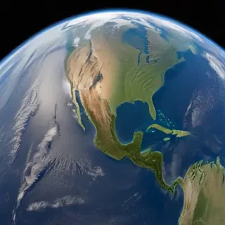 earth from space