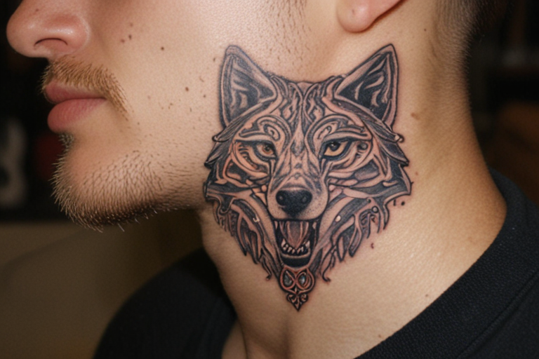 Angry wolf tattoo by FahrettinDemir on DeviantArt