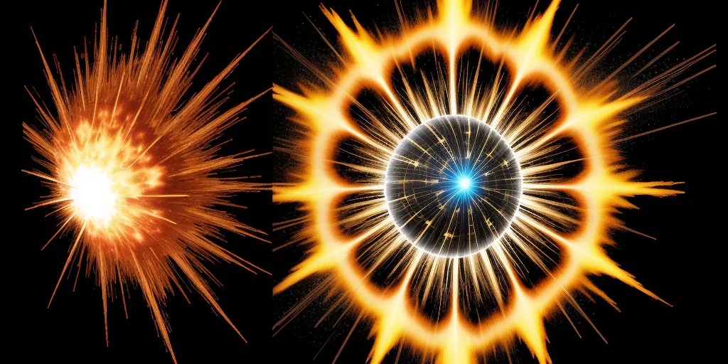 transparent explosion