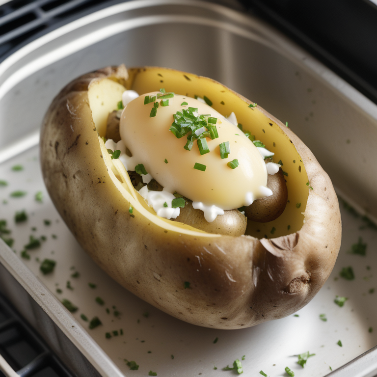 baked potato in oven without foil
