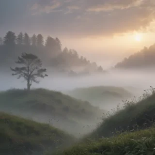 foggy background