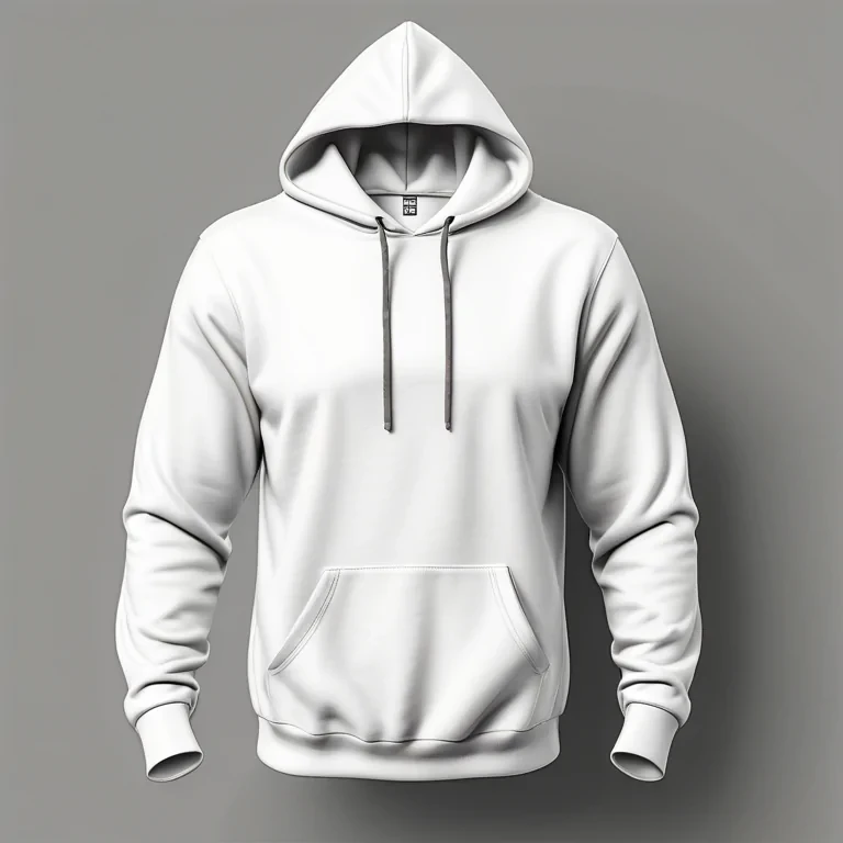 white hoodie mockup
