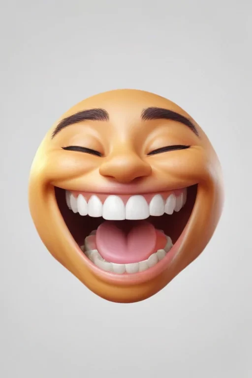 laugh emoji transparent background