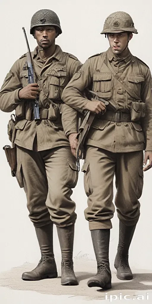 soldiers drawing