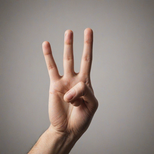 middle finger background