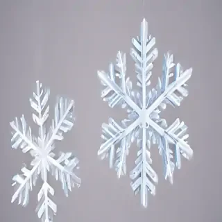 transparent background snowflake clipart