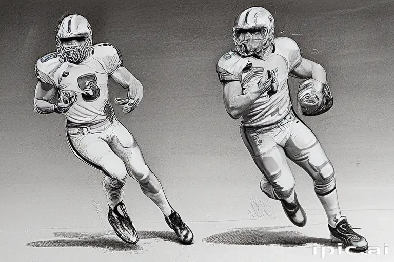 football drawing
