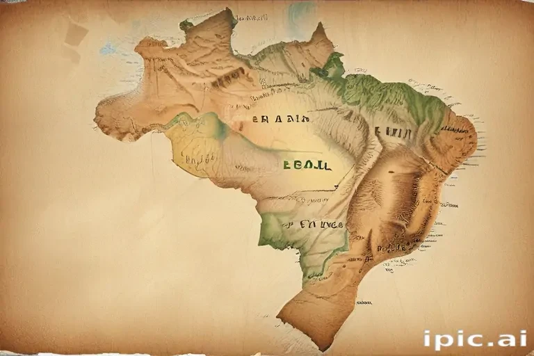 map of brazil