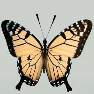 butterfly with no background