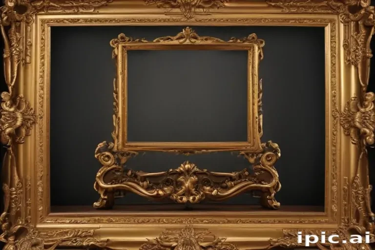 fancy gold frame