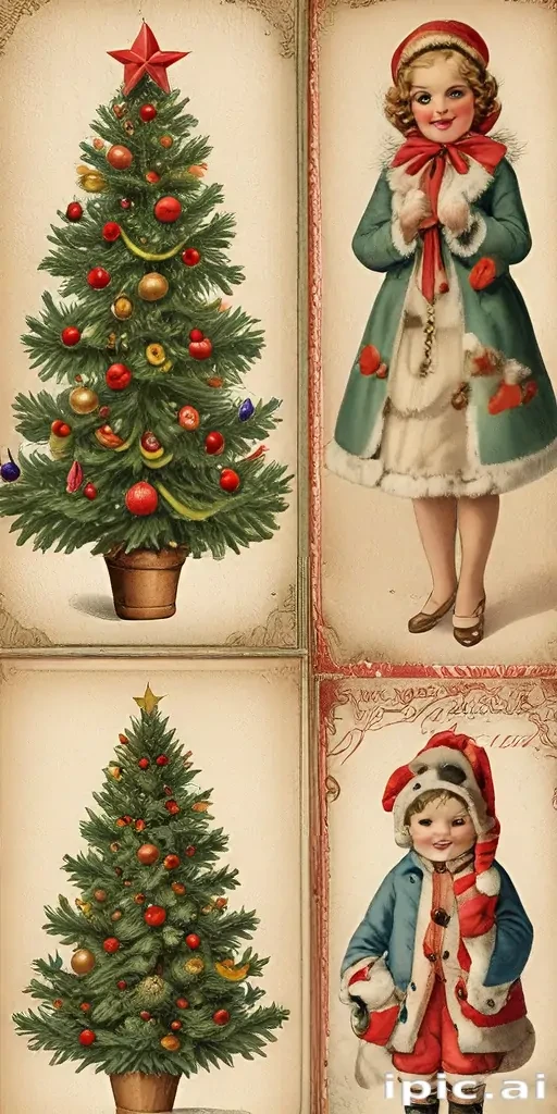 printable vintage christmas images
