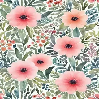 background watercolor flowers