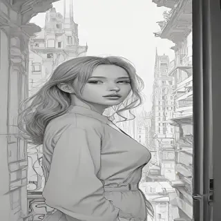 aesthetic line art