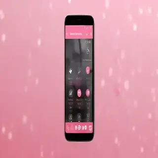 pink home screen