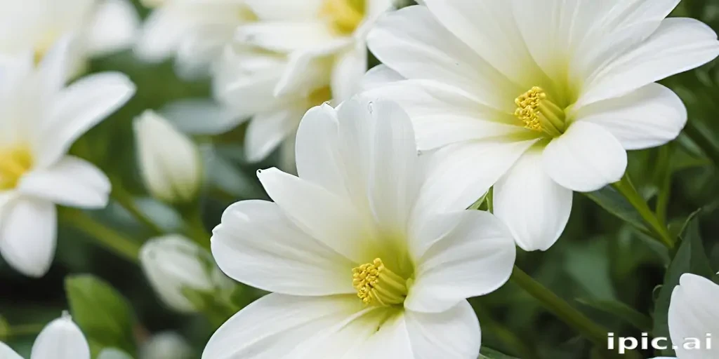 background white flower