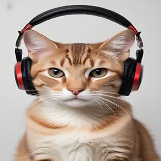 cat headphones png