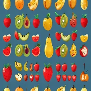 cartoon fruit