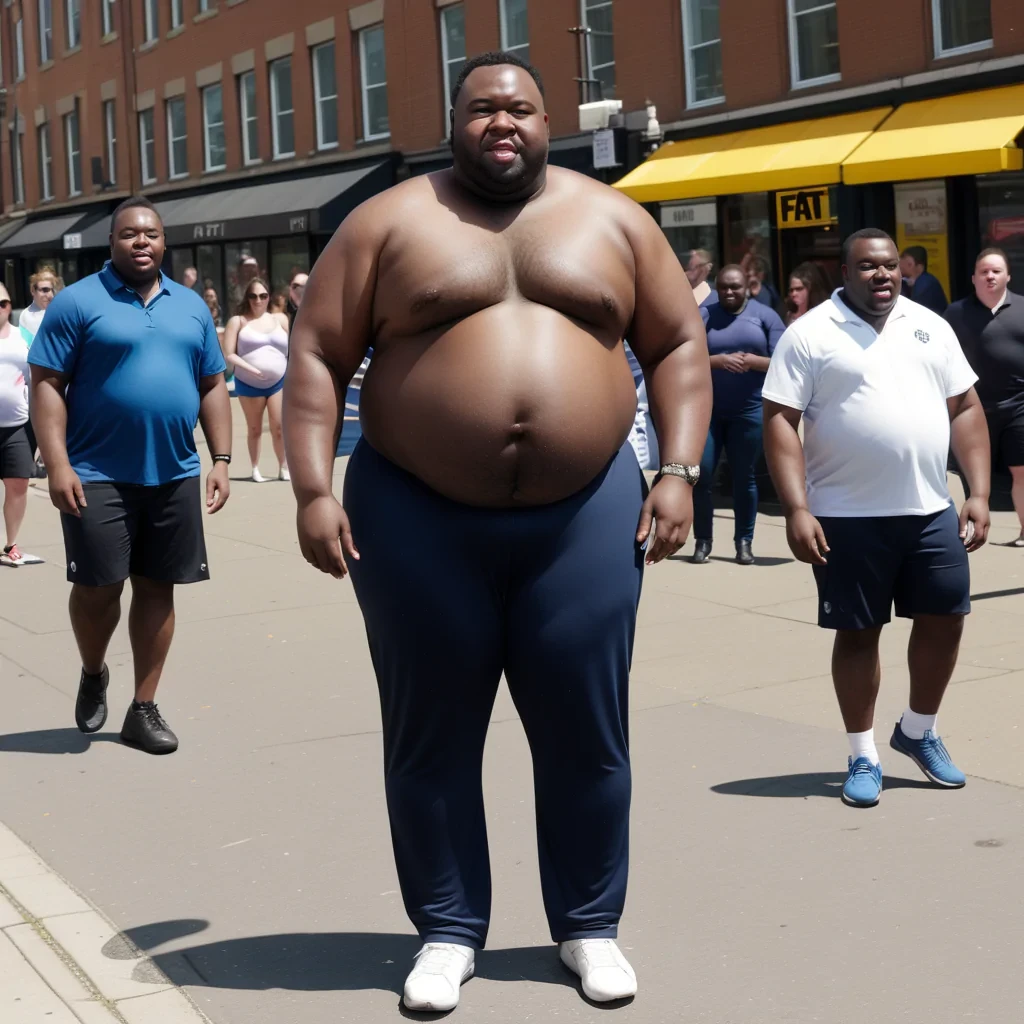 fat black men