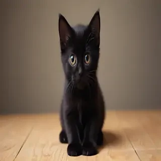 cute black cat wallpaper