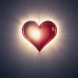 blurry heart wallpaper