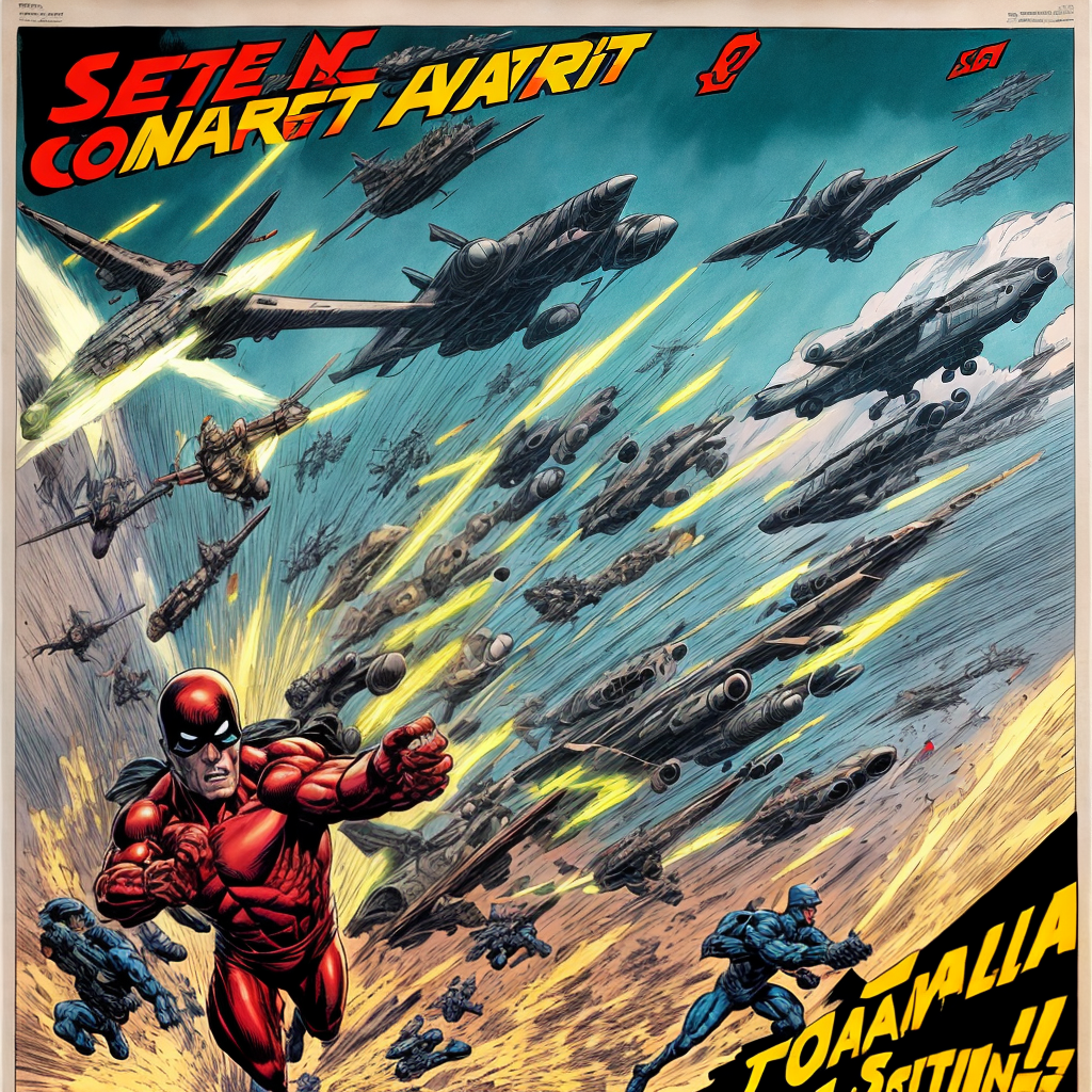 secret war comic poster