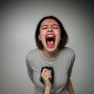 screaming background