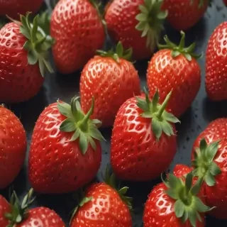 cute strawberry background