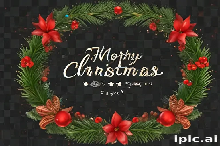 merry christmas transparent