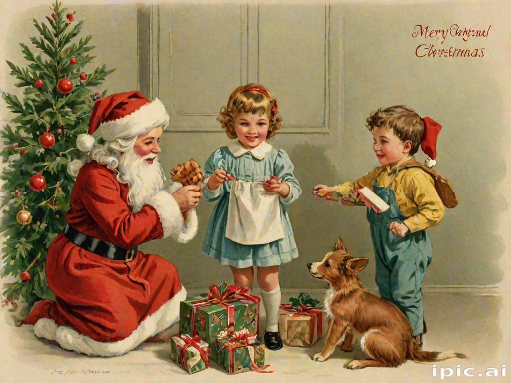 merry christmas images vintage
