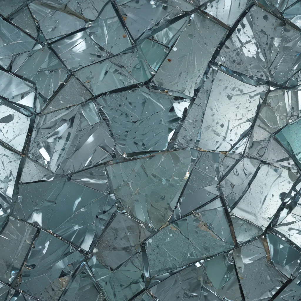 broken glass texture