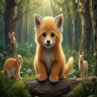cute animal background