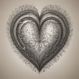 hand drawn heart