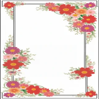 floral border clip art