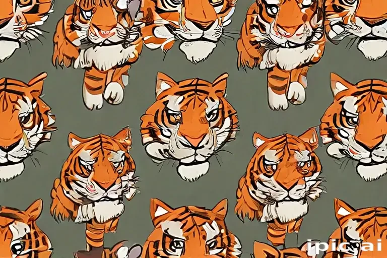 tiger cartoon tiger