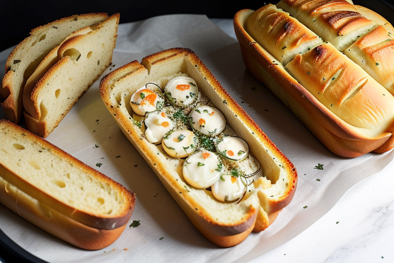 frozen garlic bread in the air fryer