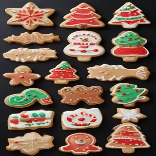 clip art christmas cookies