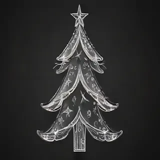 christmas outline