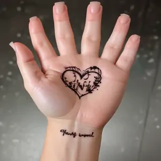 i love you sign language tattoo