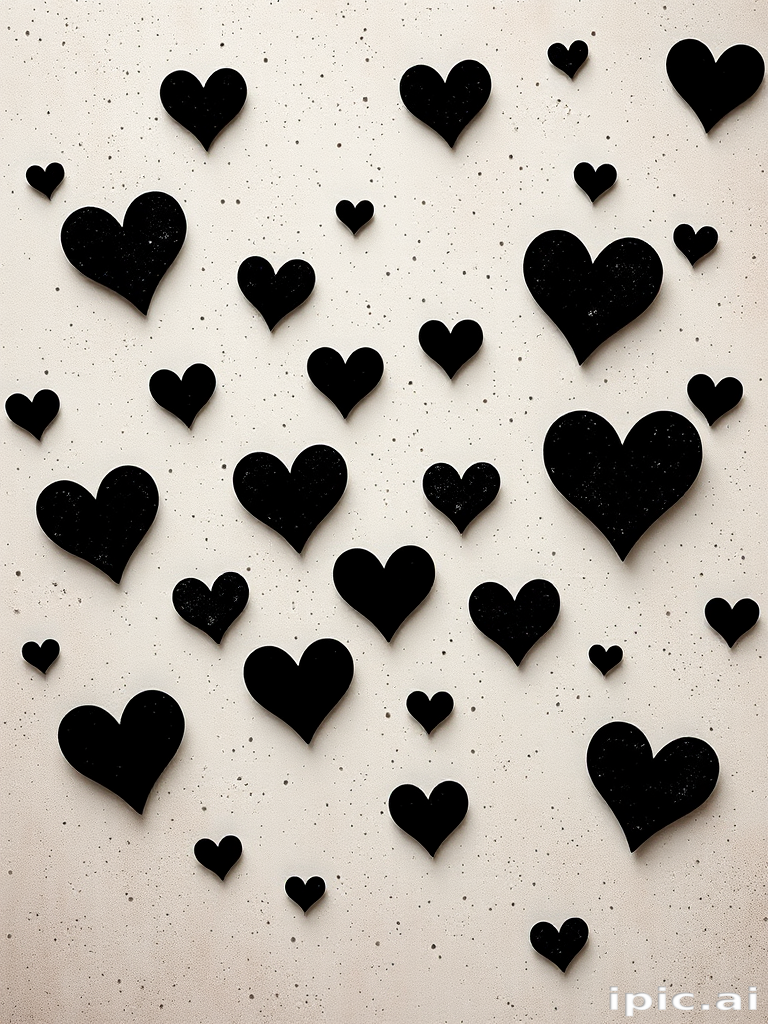black hearts wallpaper