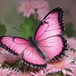 cute pink butterfly wallpaper